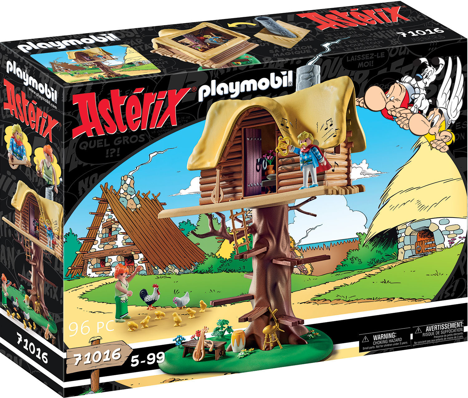 Playmobil® Konstruktions-Spielset »Troubadix mit Baumhaus (71016), Asterix«, (96 St.) von Playmobil®