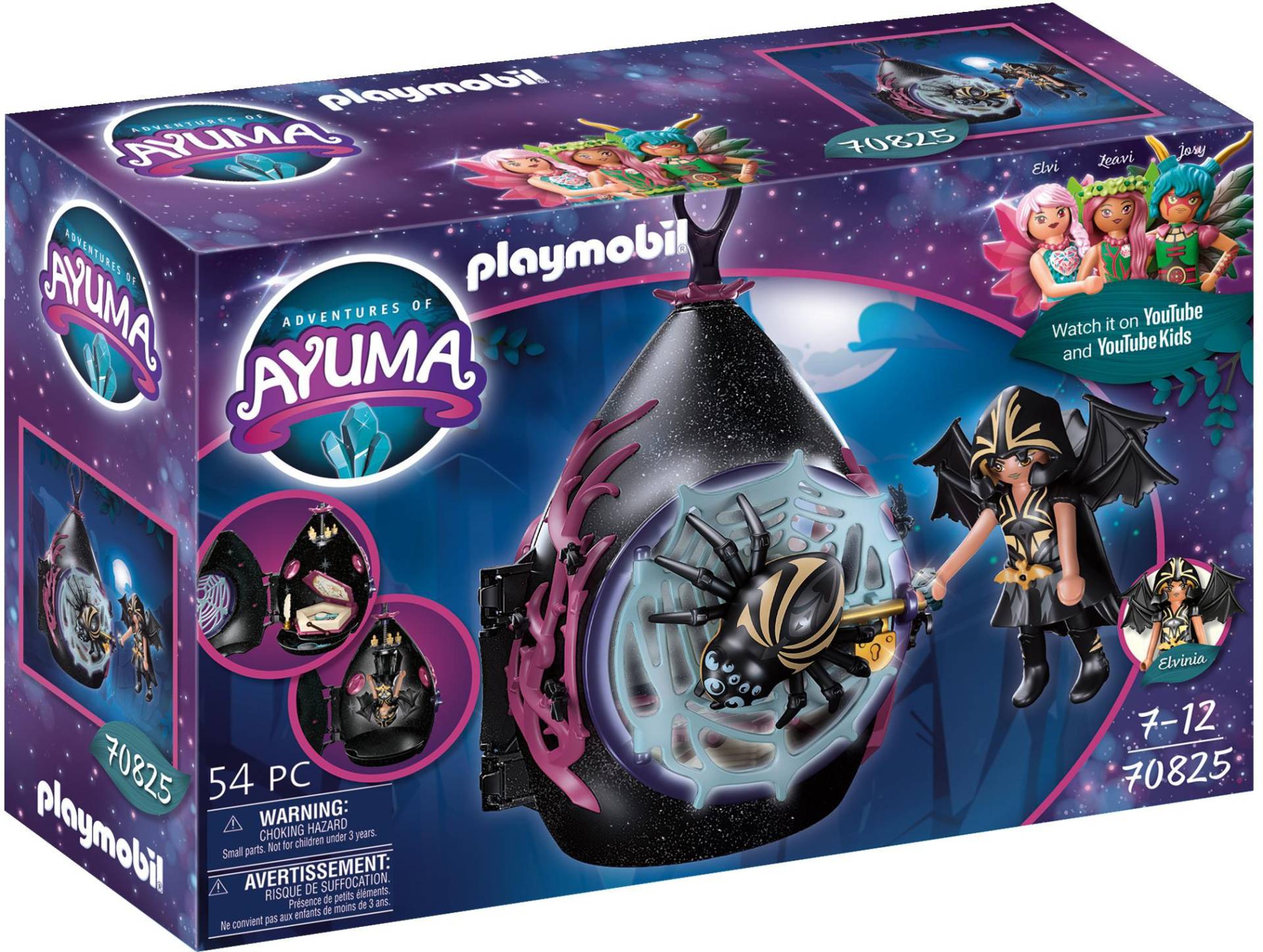 Playmobil® Konstruktions-Spielset »Unterschlupf der Bat Fairies (70825), Adventures of Ayuma«, (54 St.) von Playmobil®