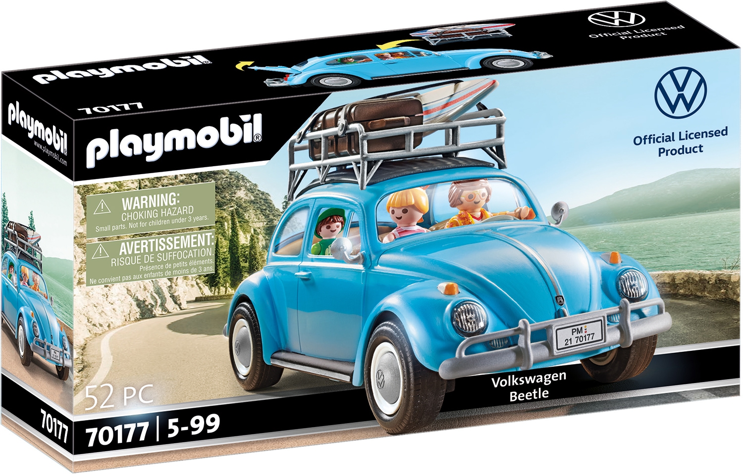 Playmobil® Konstruktions-Spielset »Volkswagen Käfer (70177)«, (52 St.) von Playmobil®