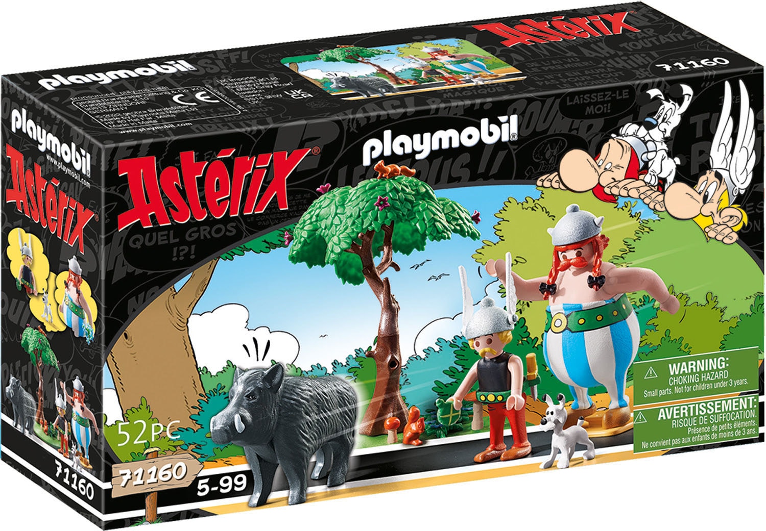 Playmobil® Konstruktions-Spielset »Wildschweinjagd (71160), Asterix«, (52 St.), Made in Europe von Playmobil®