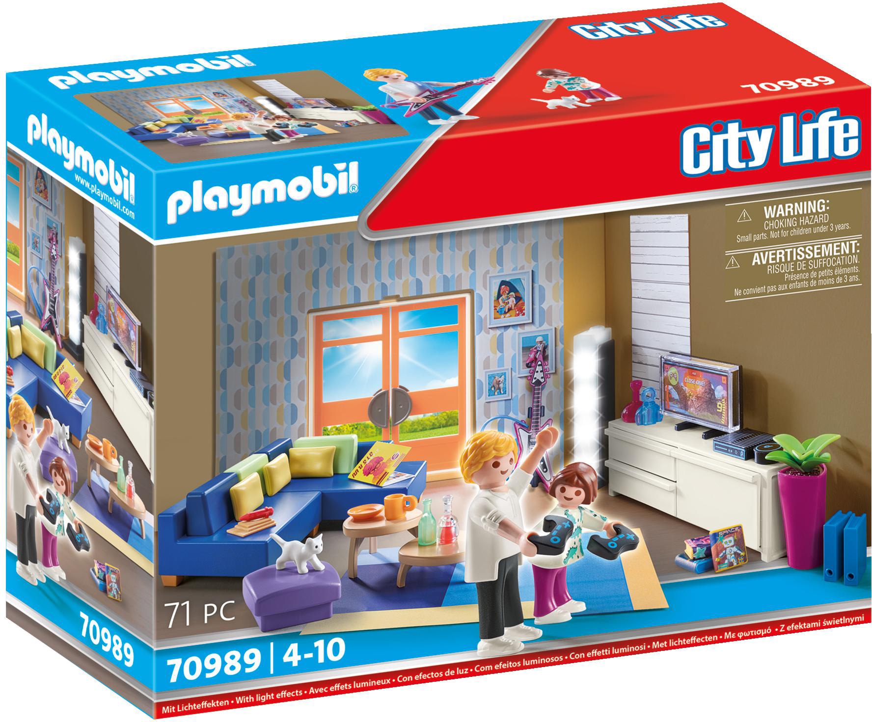 Playmobil® Konstruktions-Spielset »Wohnzimmer (70989), City Life«, (71 St.), Made in Germany von Playmobil®