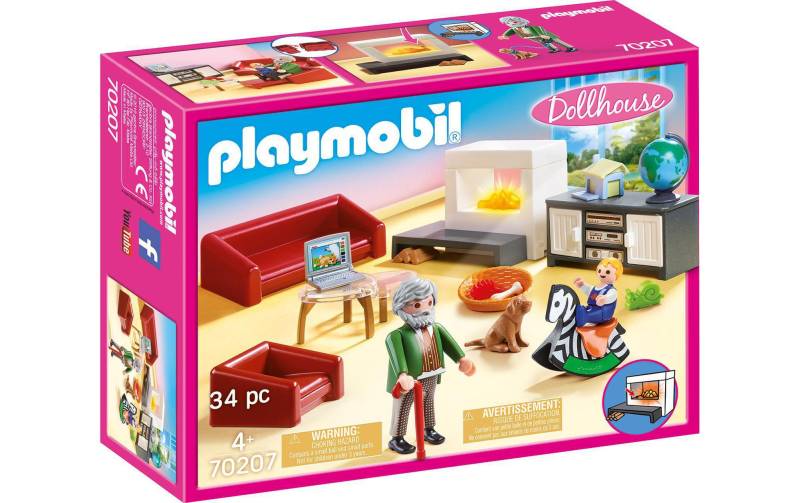 Playmobil® Spielbausteine »Dollhouse Gemütliches Wohnzimmer 70207«, (34 St.) von Playmobil®
