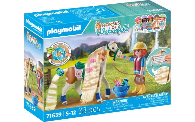 Playmobil® Spielbausteine »Horses of Waterfall Ellie & Pferd mit Kreppeisen 71639«, (33 St.) von Playmobil®
