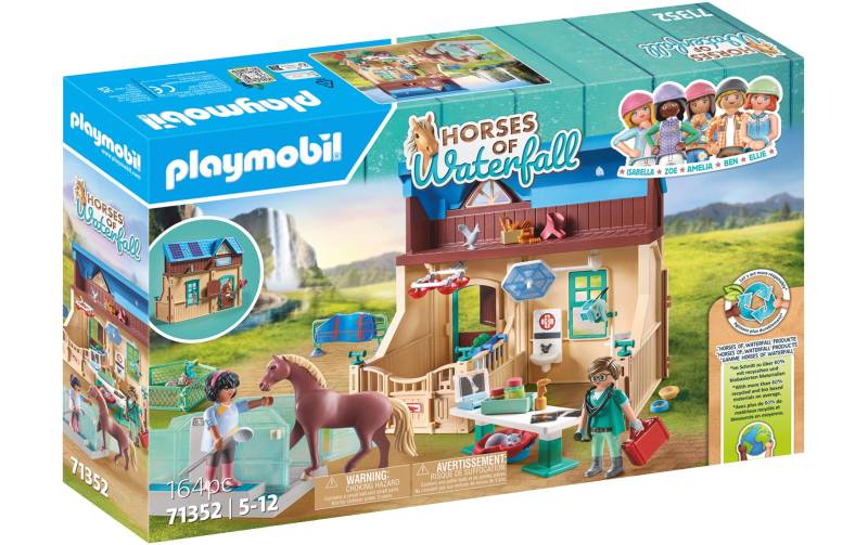 Playmobil® Spielbausteine »Horses of Waterfall Reittherapie & Tierarztpraxis 71352«, (164 St.) von Playmobil®