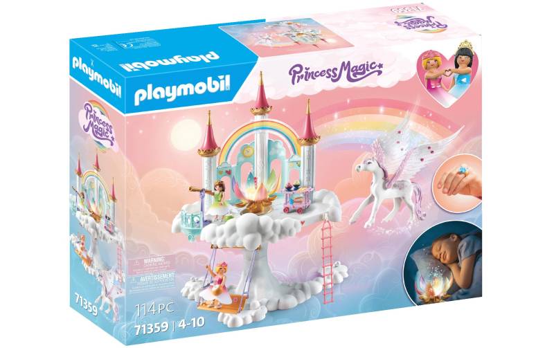 Playmobil® Spielbausteine »Princess Magic Himmlisches Regenbogenschloss 71359«, (114 St.) von Playmobil®