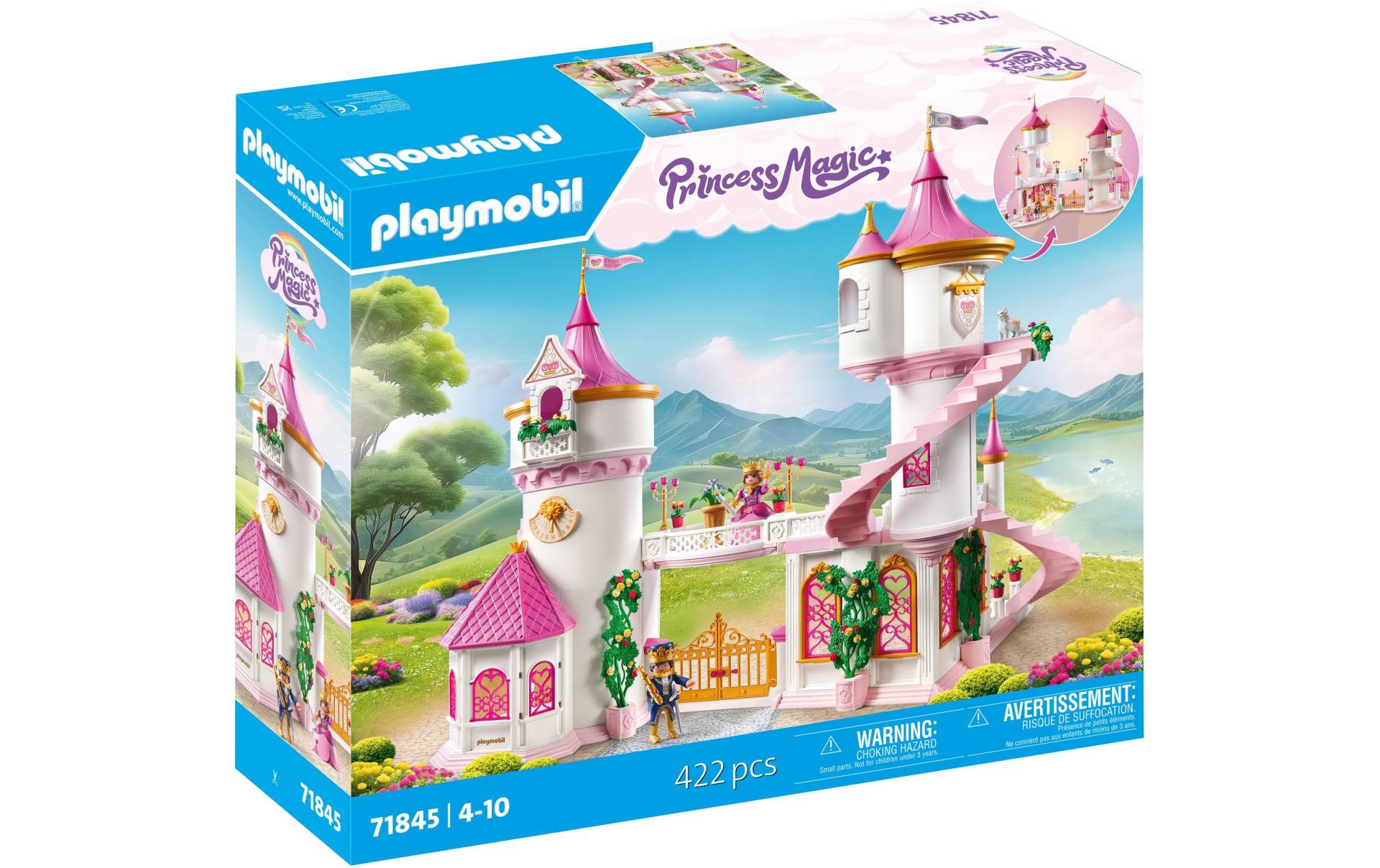 Playmobil® Spielbausteine »Princess Magic Prinzessinnenschloss mit Königspaar 71845«, (422 St.) von Playmobil®