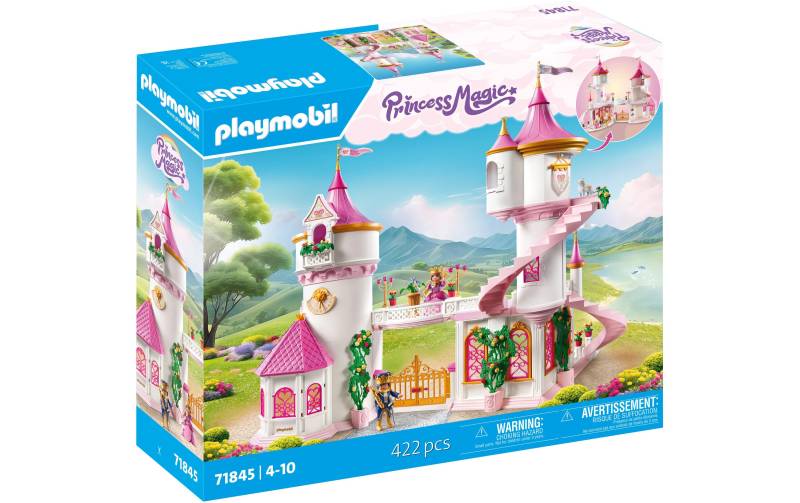 Playmobil® Spielbausteine »Princess Magic Prinzessinnenschloss mit Königspaar 71845«, (422 St.) von Playmobil®