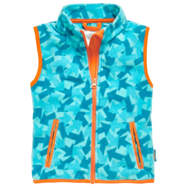 Playshoes - Kid's Fleece-Weste Pfeile Camouflage - Fleecegilet Gr 140 türkis von Playshoes