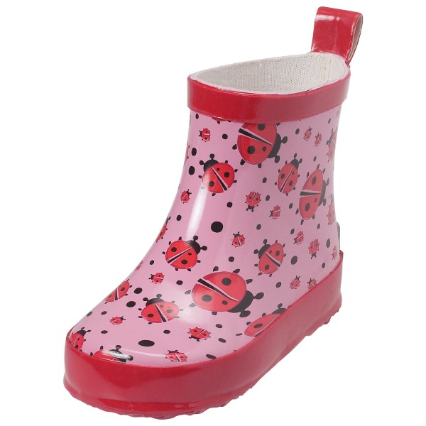 Playshoes - Kid's Gummistiefel Halbschaft Marienkäfer - Gummistiefel Gr 20;22;23;24;25;26;27 rosa von Playshoes