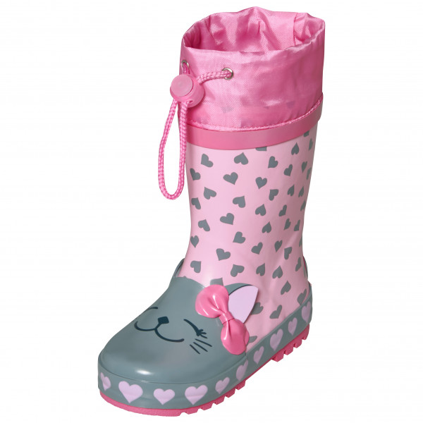 Playshoes - Kid's Gummistiefel Katze - Gummistiefel Gr 21 rosa von Playshoes