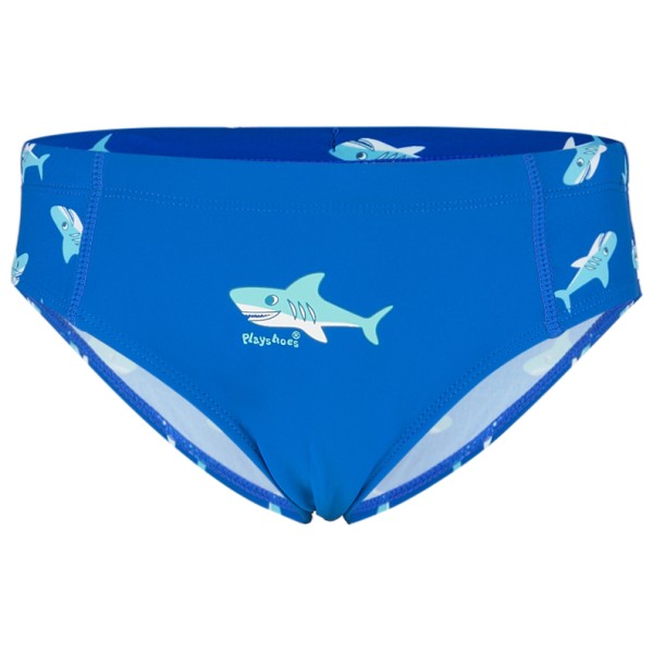 Playshoes - Kid's UV-Schutz Badehose Hai - Badehose Gr 110/116 blau von Playshoes