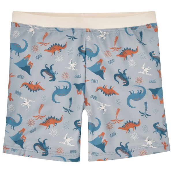 Playshoes - Kid's UV-Schutz Badeshorts Dino Allover - Badehose Gr 122/128 grau von Playshoes