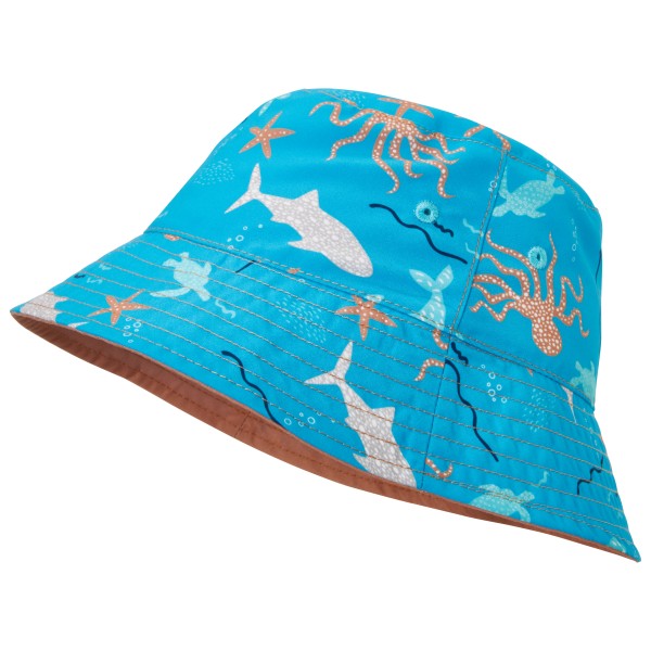 Playshoes - Kid's UV-Schutz Fischerhut Meerestiere - Hut Gr 51 cm;53 cm;55 cm blau von Playshoes