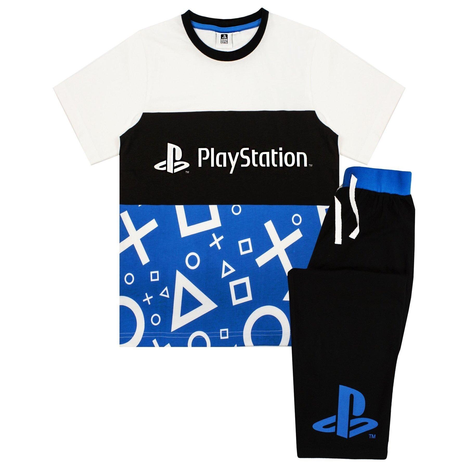 Schlafanzug Jungen Schwarz 116 von Playstation