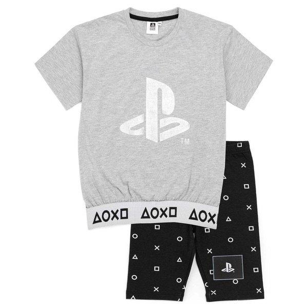 Schlafanzug Mädchen Grau 164 von Playstation