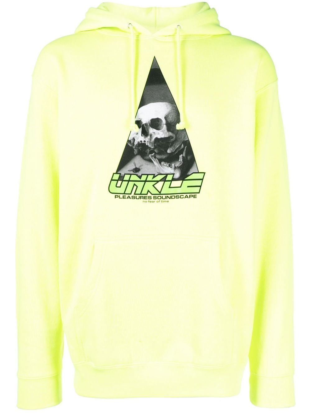 Pleasures Unkle graphic-print pullover hoodie - Yellow von Pleasures