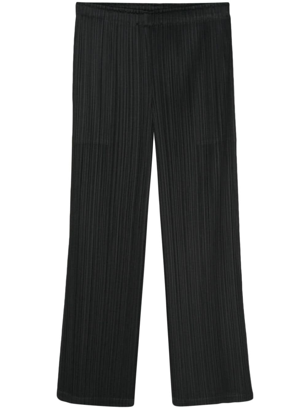 Pleats Please Issey Miyake February straight-leg trousers - Black von Pleats Please Issey Miyake
