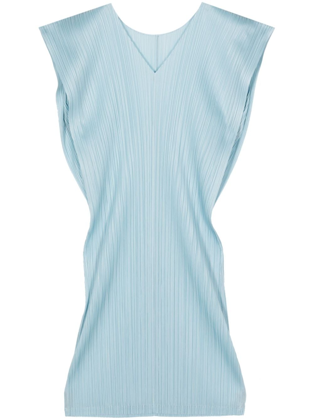 Pleats Please Issey Miyake March plissé minidress - Blue von Pleats Please Issey Miyake