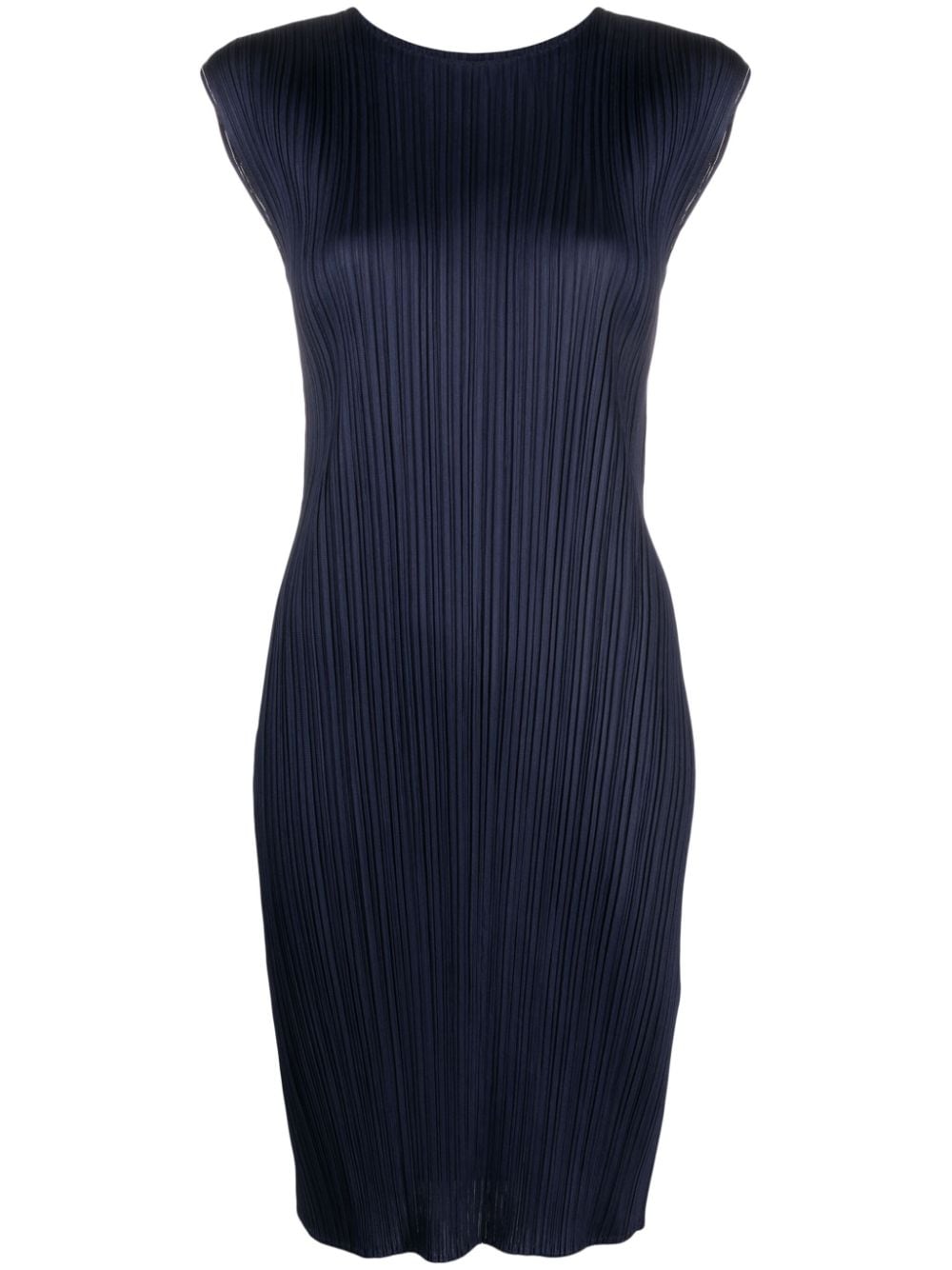 Pleats Please Issey Miyake Monthly Colors August pleated dress - Blue von Pleats Please Issey Miyake