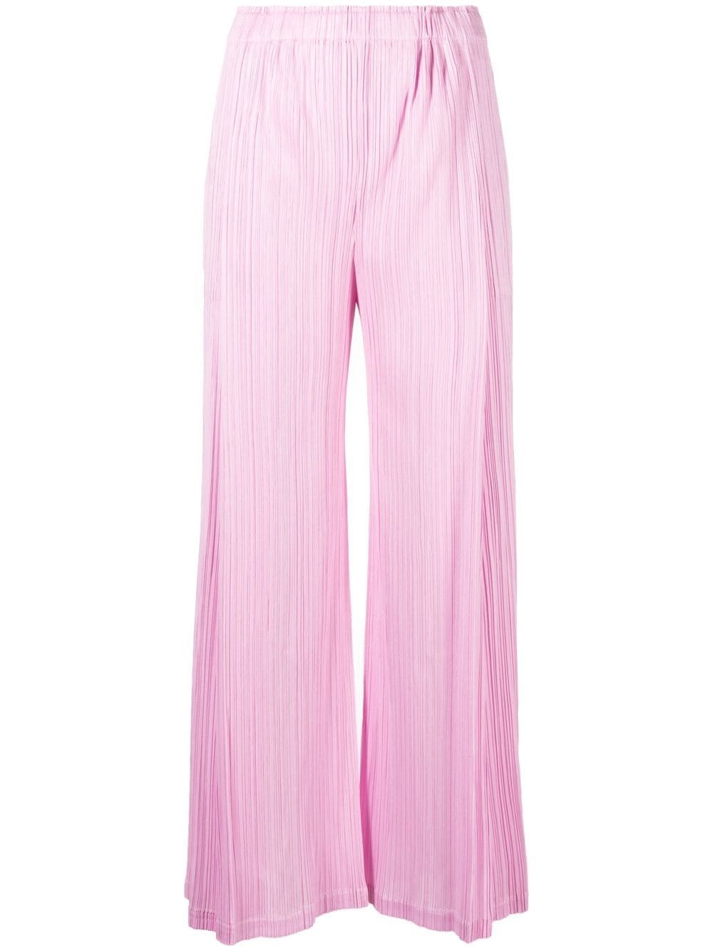 Pleats Please Issey Miyake September plissé-effect cropped trousers - Pink Pleats Please Issey Miyake September plissé-effect cropped trousers - Pink von Pleats Please Issey Miyake
