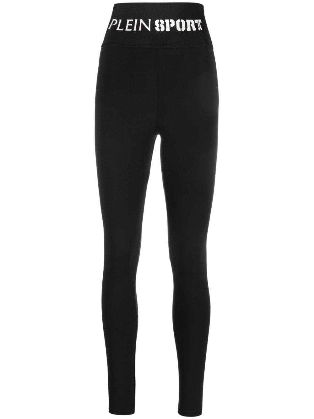 Plein Sport Baroque-Tiger high-waist leggings - Black von Plein Sport