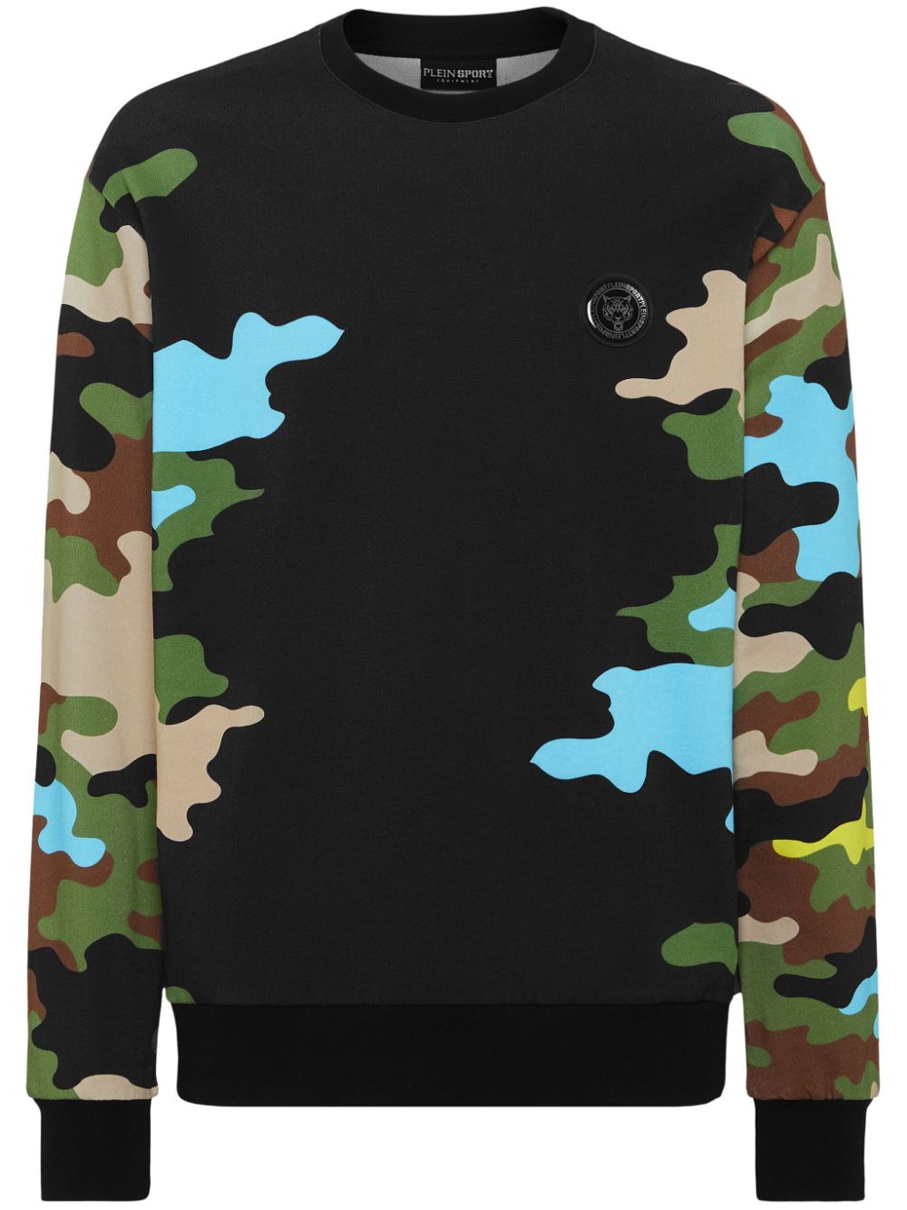 Plein Sport Camouflage long-sleeve sweatshirt - Black von Plein Sport