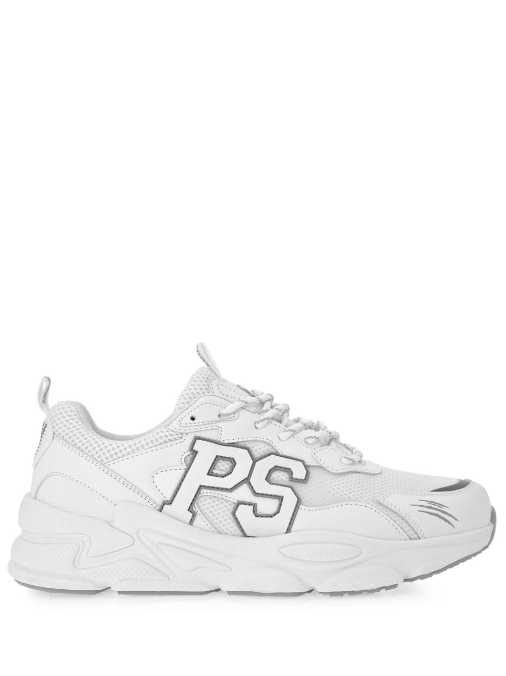 Plein Sport Lo-Top logo-patch sneakers - White von Plein Sport
