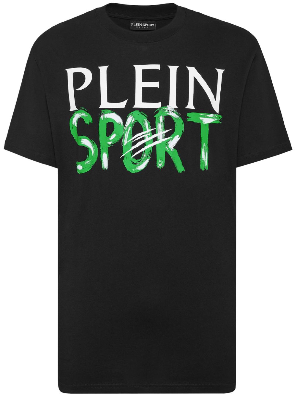 Plein Sport SS logo-print cotton T-shirt - Black von Plein Sport