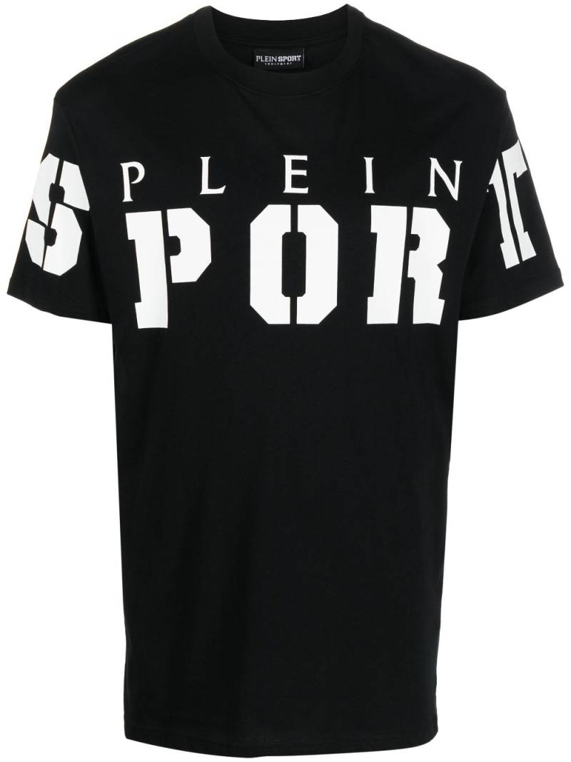 Plein Sport SS logo-print cotton T-shirt - Black von Plein Sport