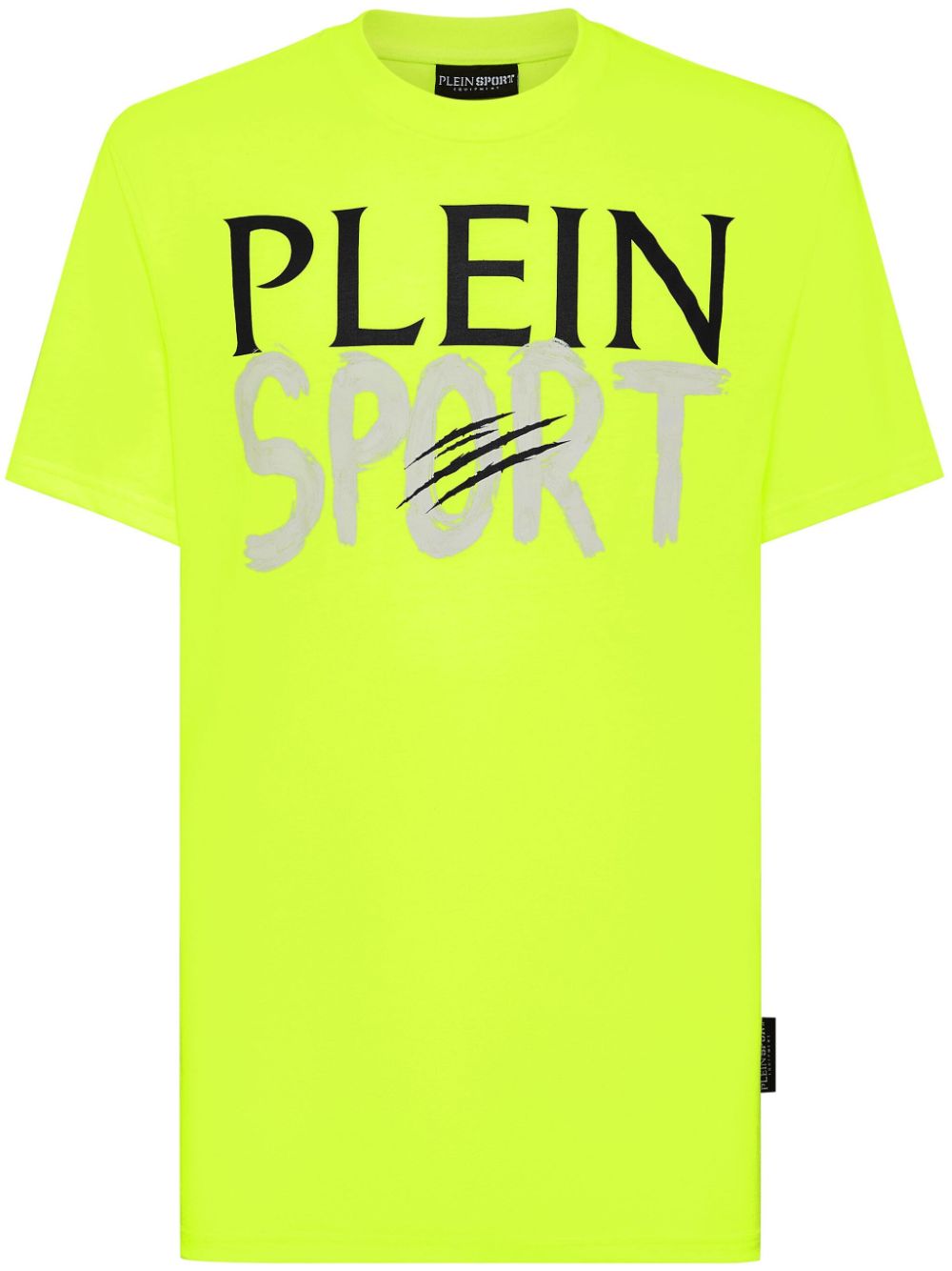 Plein Sport SS logo-print cotton T-shirt - Yellow von Plein Sport