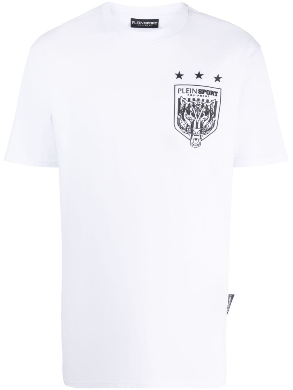 Plein Sport Tiger Crest Edition T-shirt - White von Plein Sport