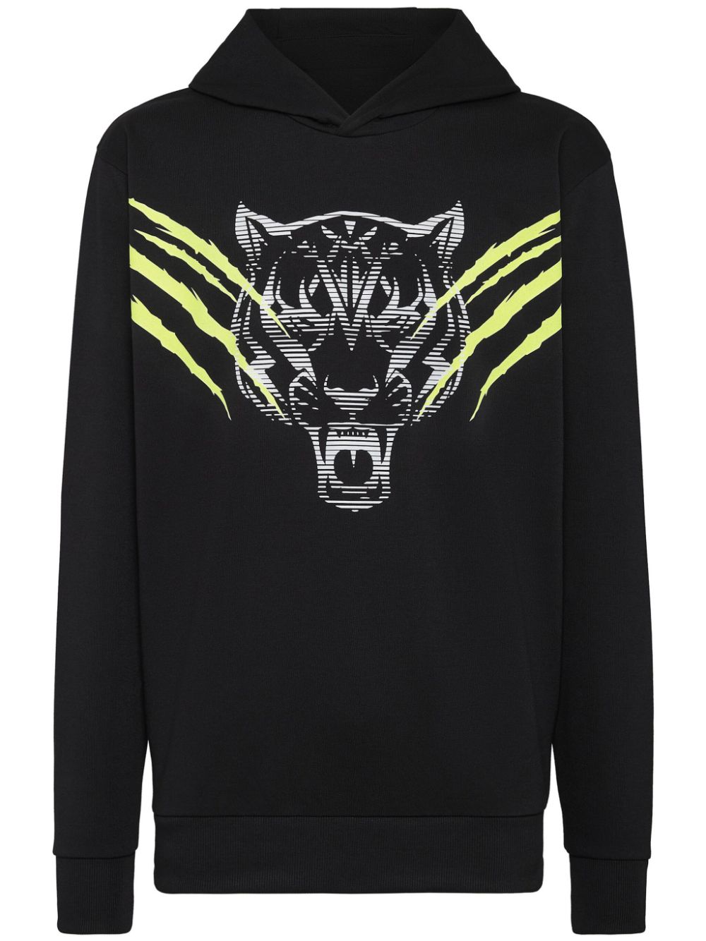 Plein Sport Tiger-motif hoodie - Black von Plein Sport
