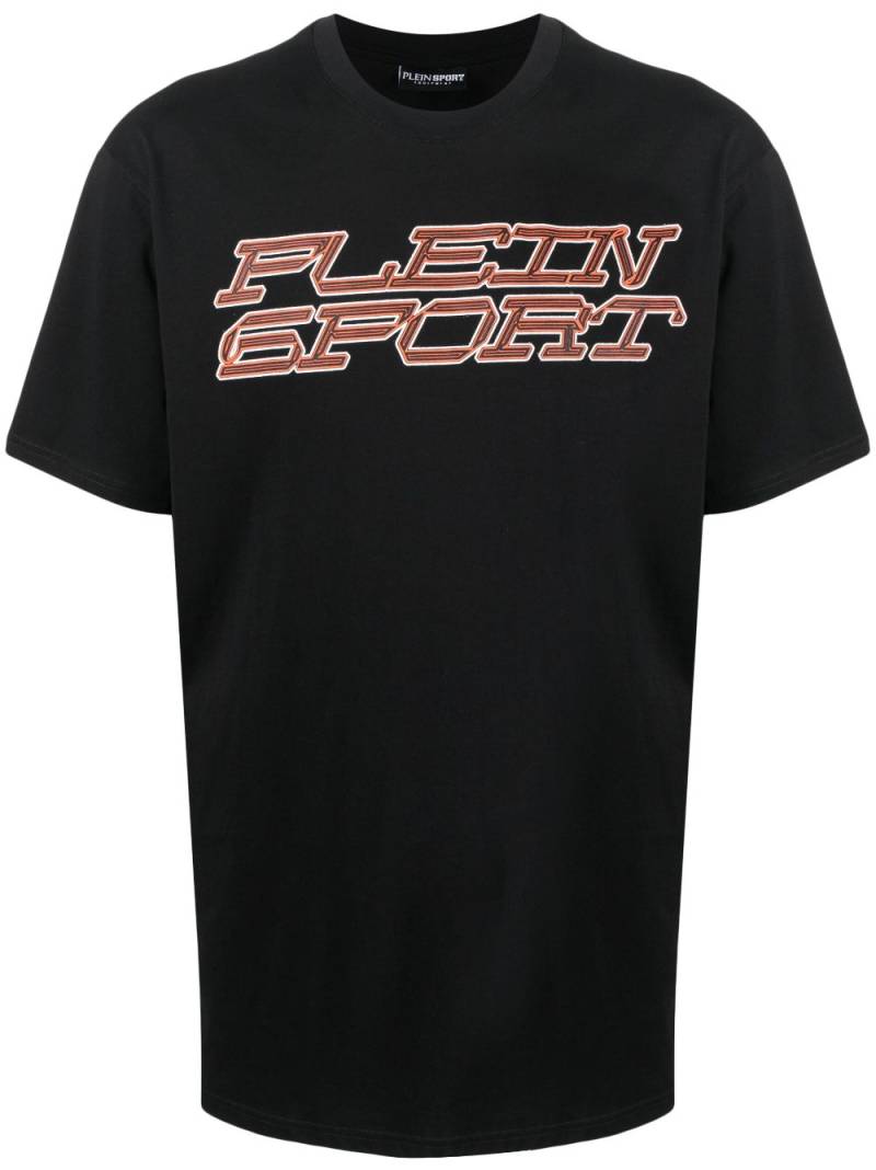 Plein Sport Tiger-print cotton T-shirt - Black von Plein Sport