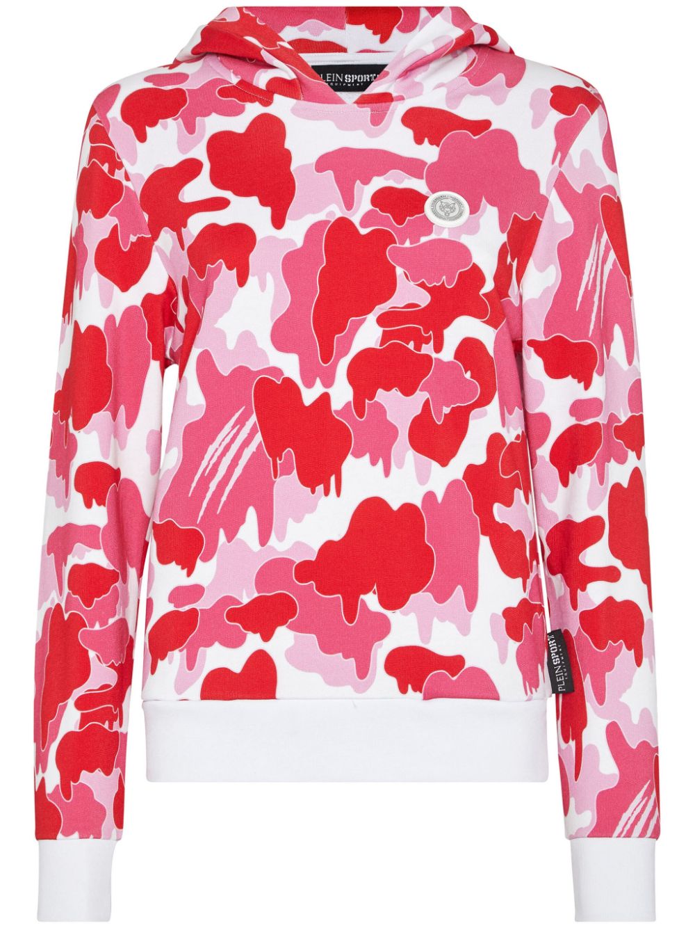 Plein Sport camouflage-print hoodie - Pink von Plein Sport
