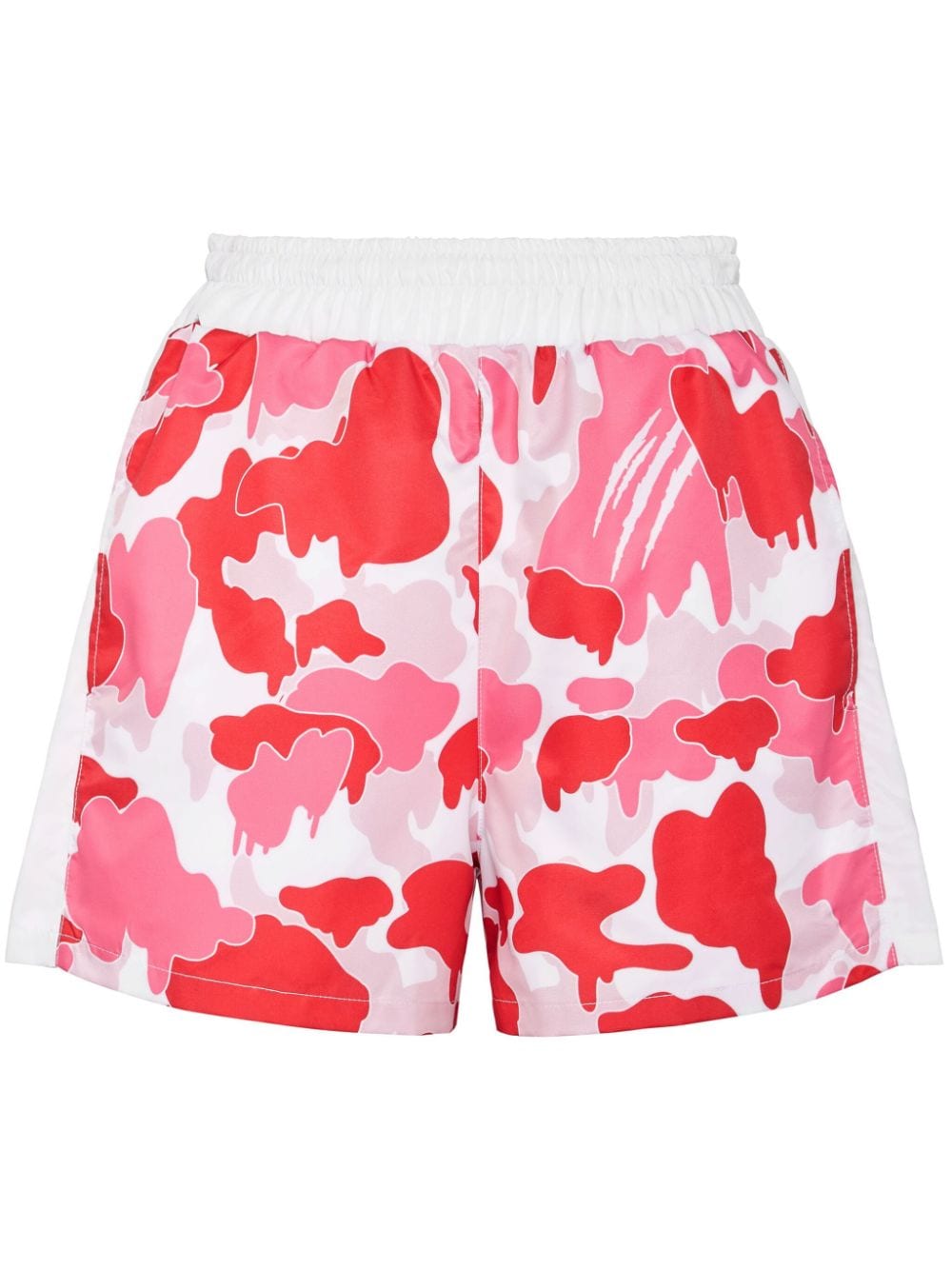Plein Sport camouflage-print track shorts - Pink von Plein Sport