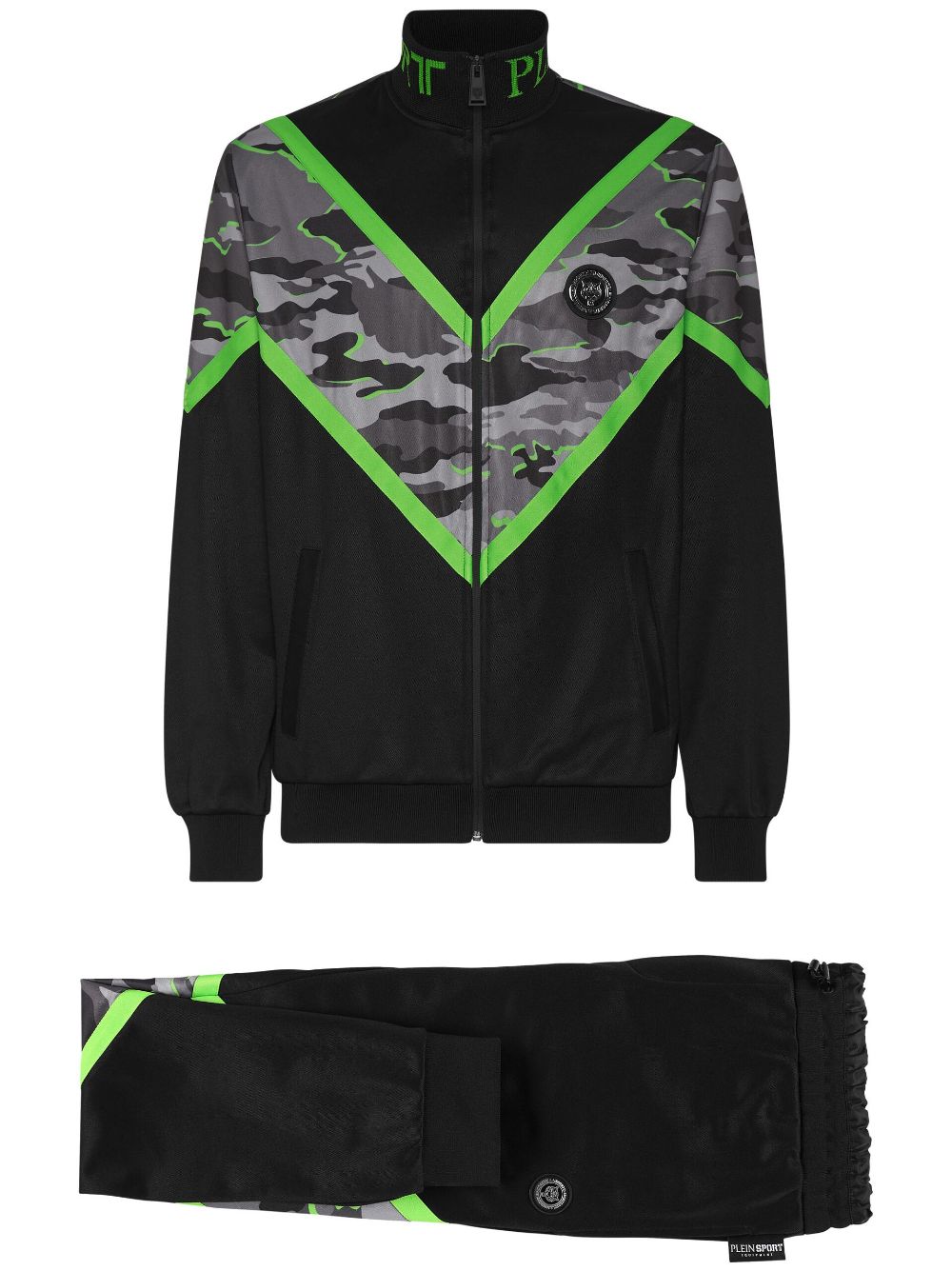 Plein Sport camouflage-print tracksuit set - Black von Plein Sport