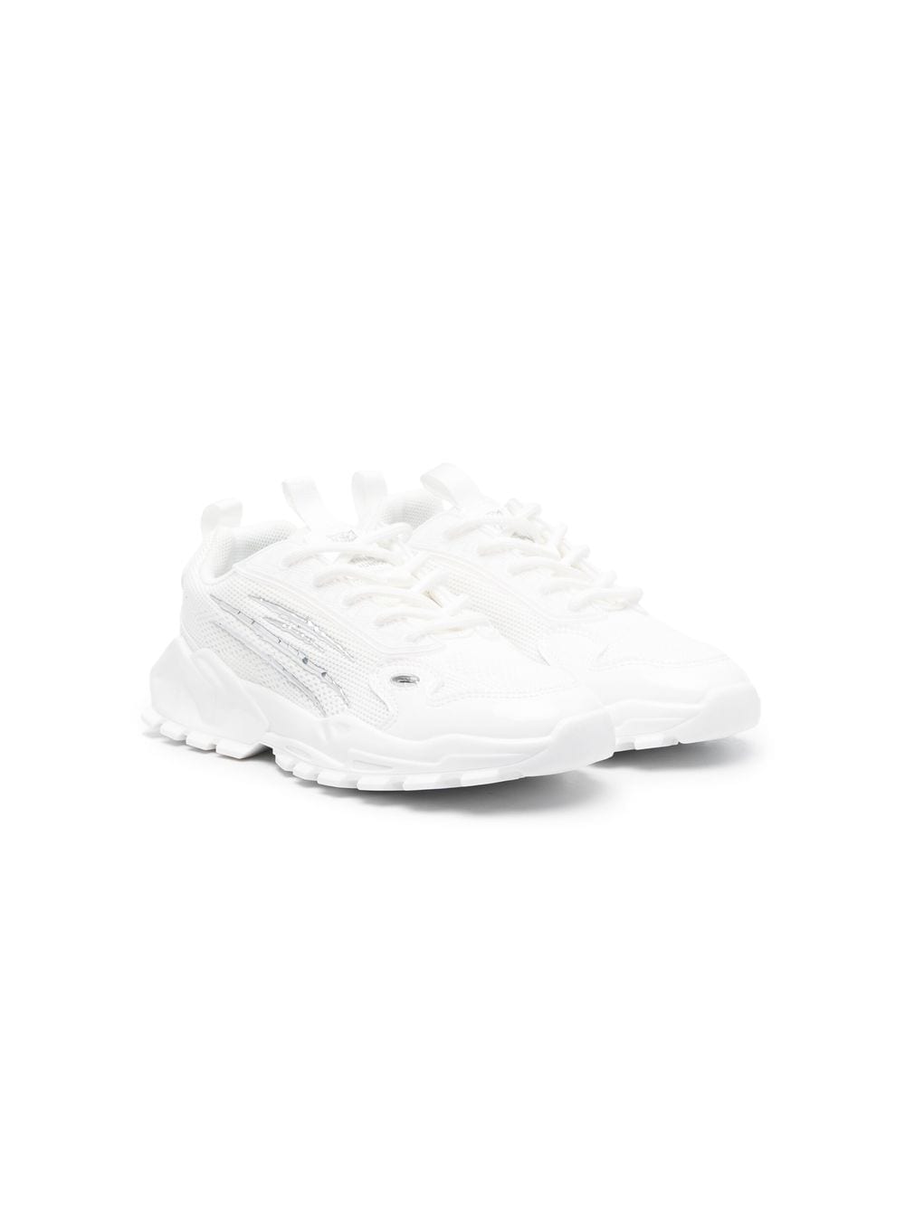 Plein Sport chunky lace-up sneakers - White