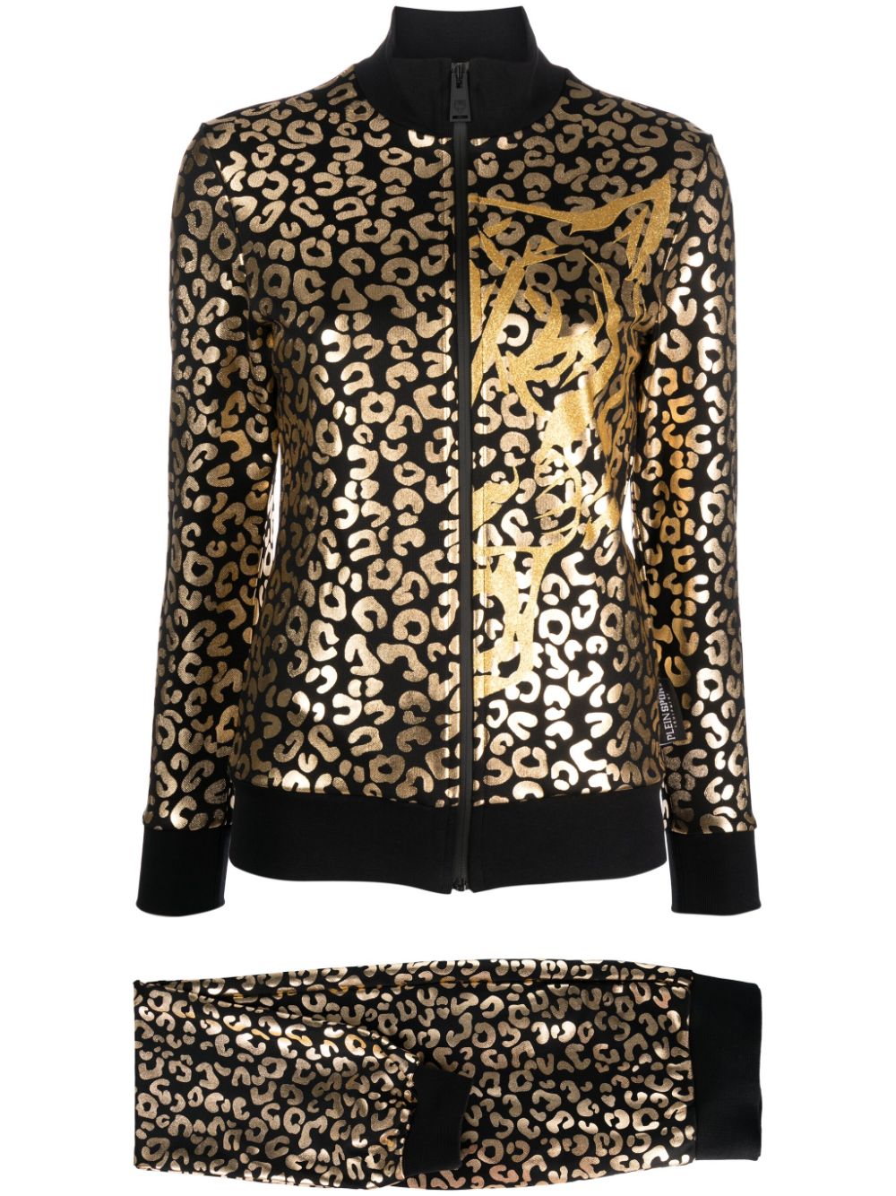 Plein Sport leopard-print tracksuit set - Black von Plein Sport