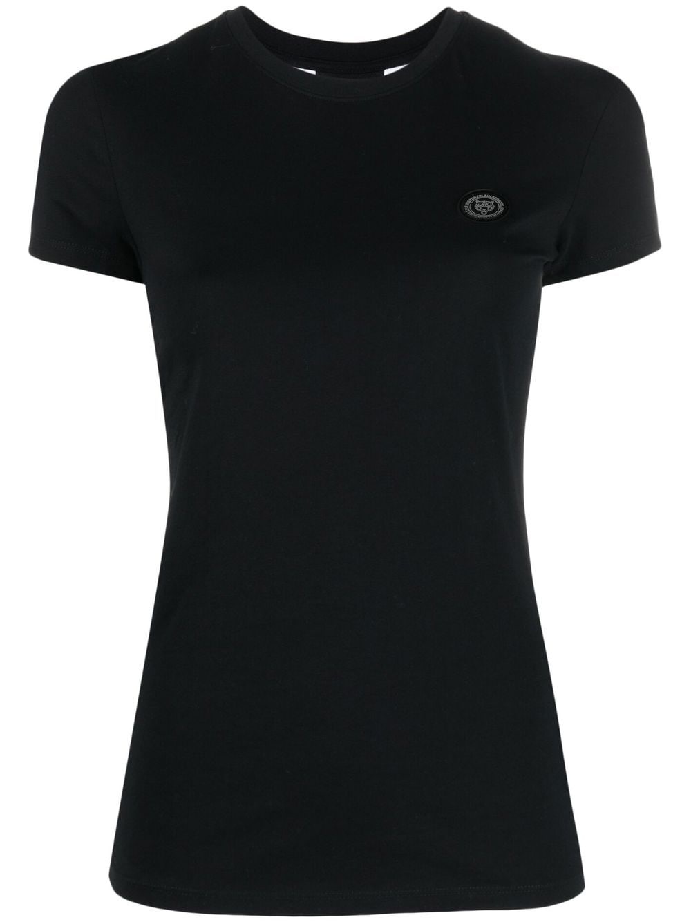 Plein Sport logo-patch cotton T-shirt - Black von Plein Sport