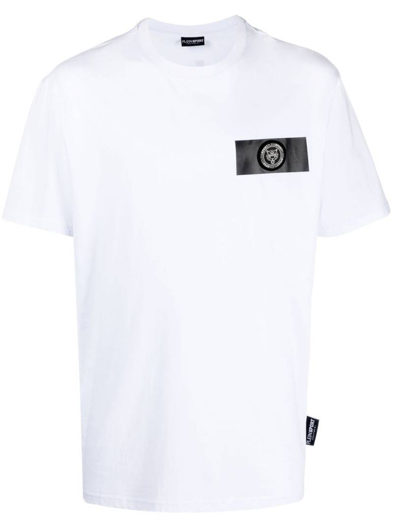 Plein Sport logo-patch short-sleeved T-shirt - White von Plein Sport