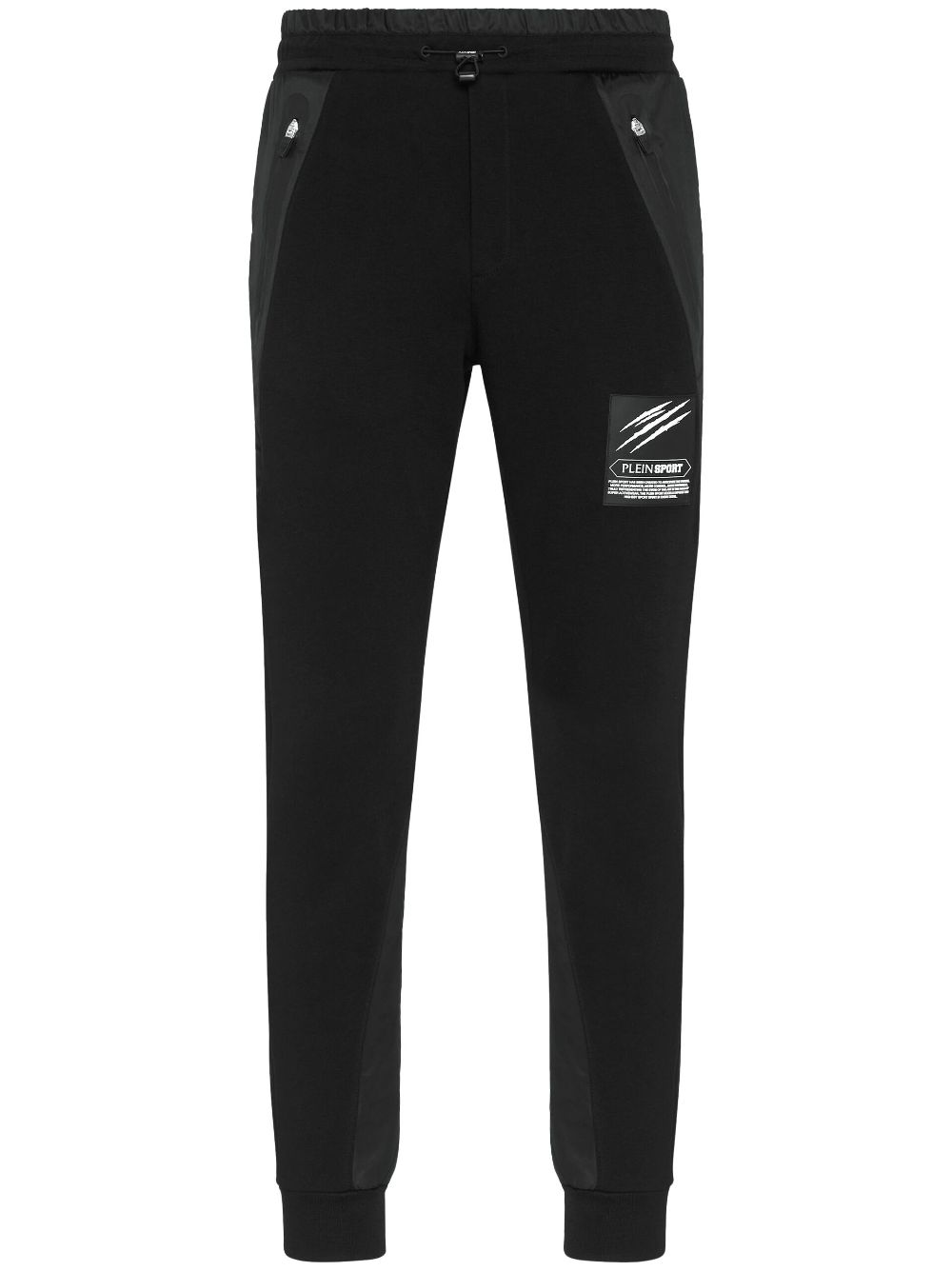 Plein Sport logo-patch track pants - Black von Plein Sport