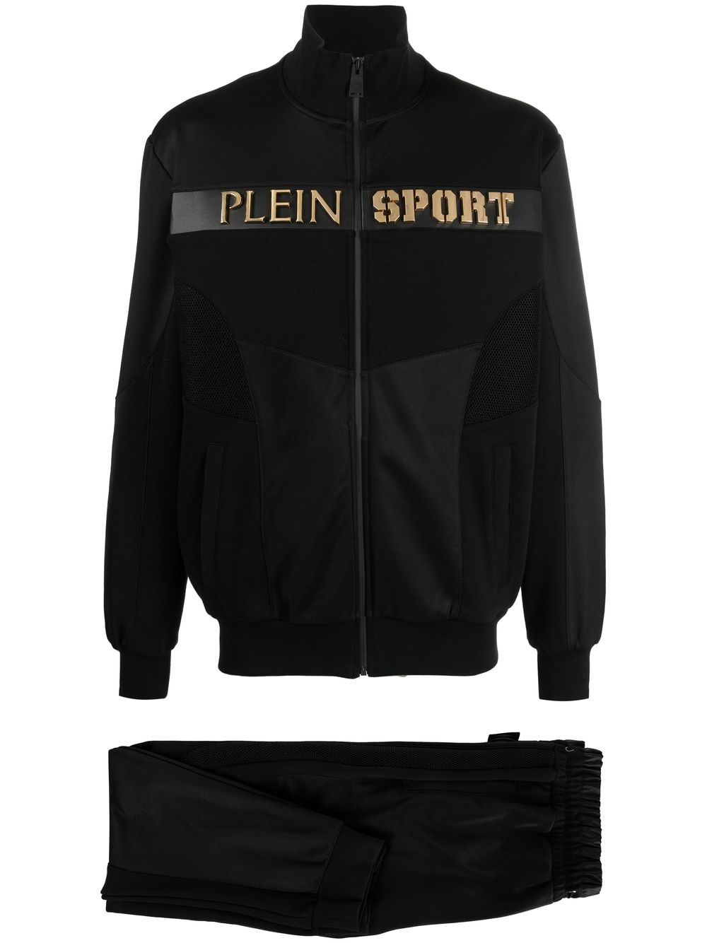 Plein Sport logo plaque tracksuit set - Black von Plein Sport