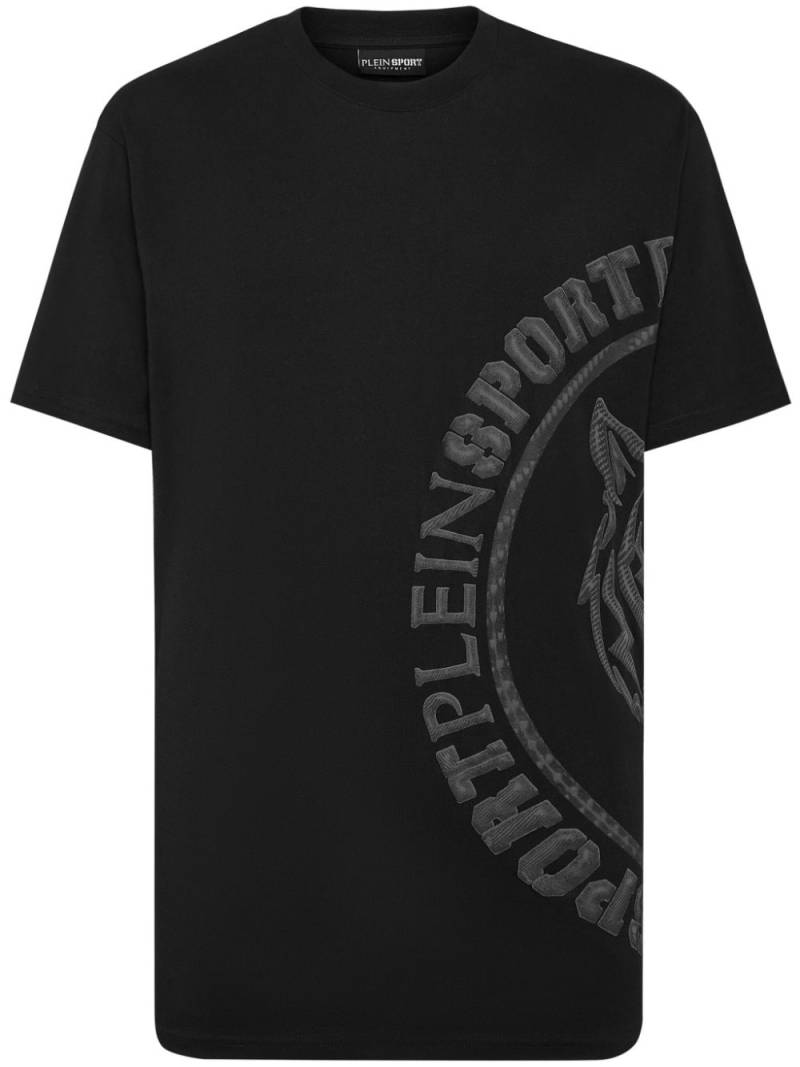 Plein Sport logo-print cotton T-shirt - Black von Plein Sport