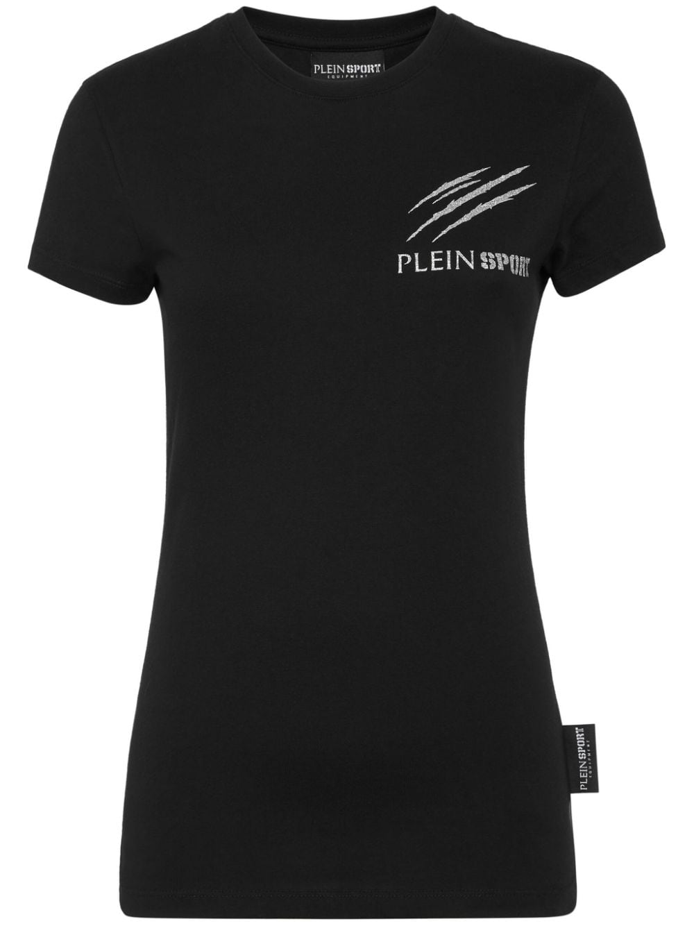 Plein Sport logo-print cotton T-shirt - Black von Plein Sport