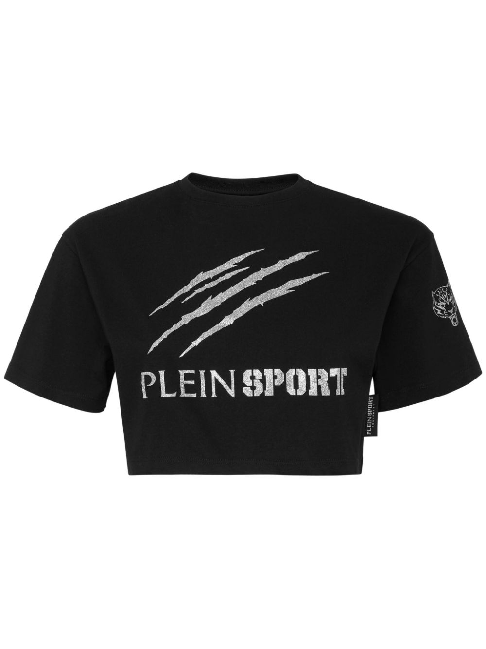 Plein Sport logo-print cotton T-shirt - Black von Plein Sport