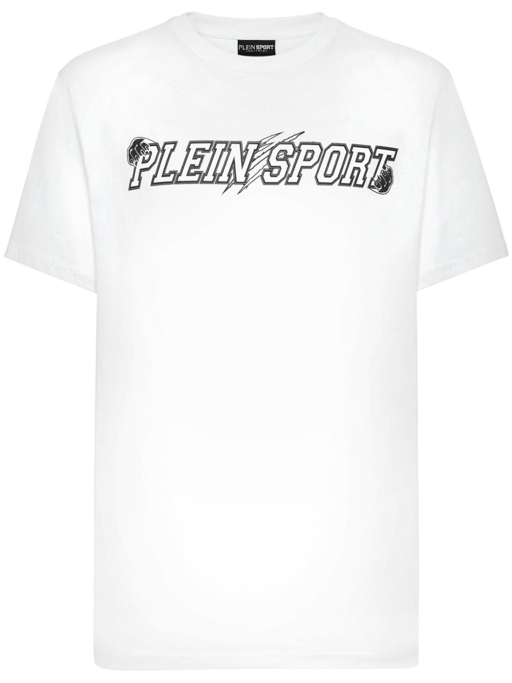 Plein Sport logo-print cotton T-shirt - White von Plein Sport