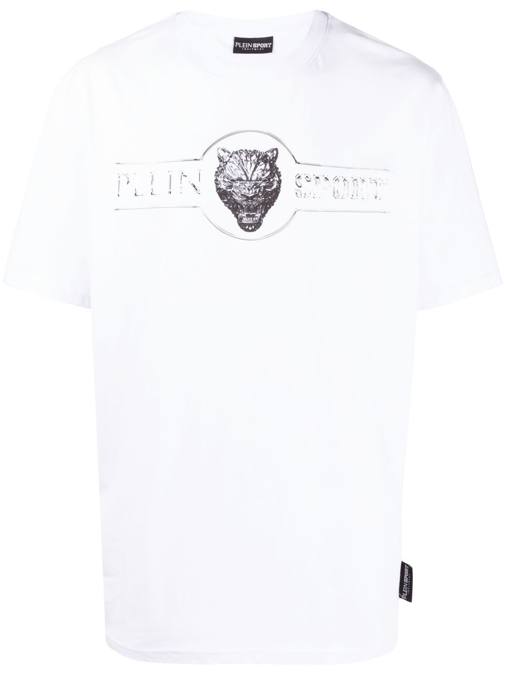 Plein Sport logo-print cotton T-shirt - White von Plein Sport
