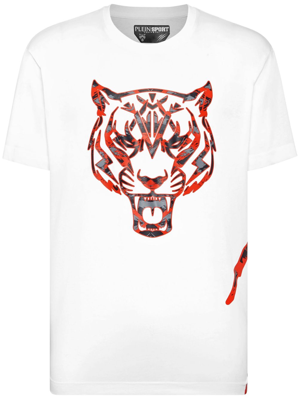 Plein Sport logo-print cotton T-shirt - White von Plein Sport