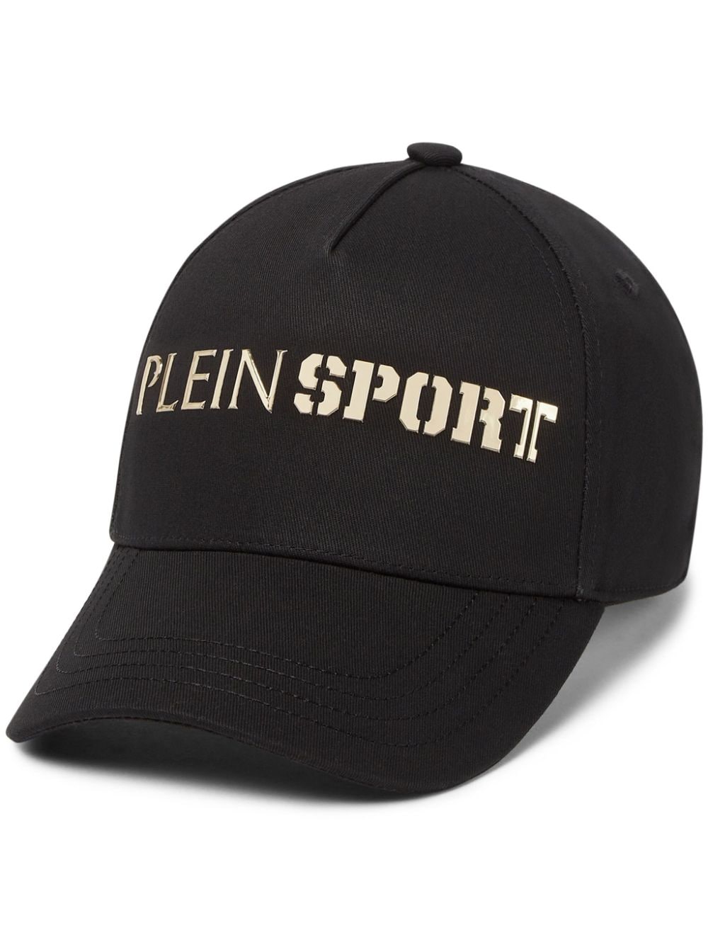 Plein Sport logo-print cotton baseball cap - Black von Plein Sport