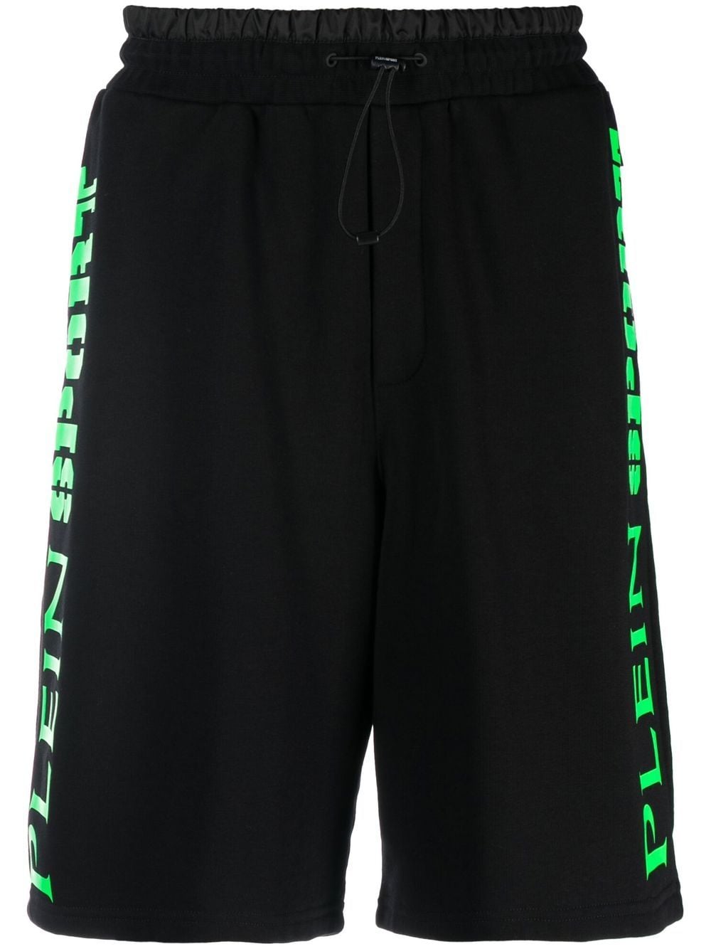 Plein Sport logo-print jogging shorts - Black von Plein Sport